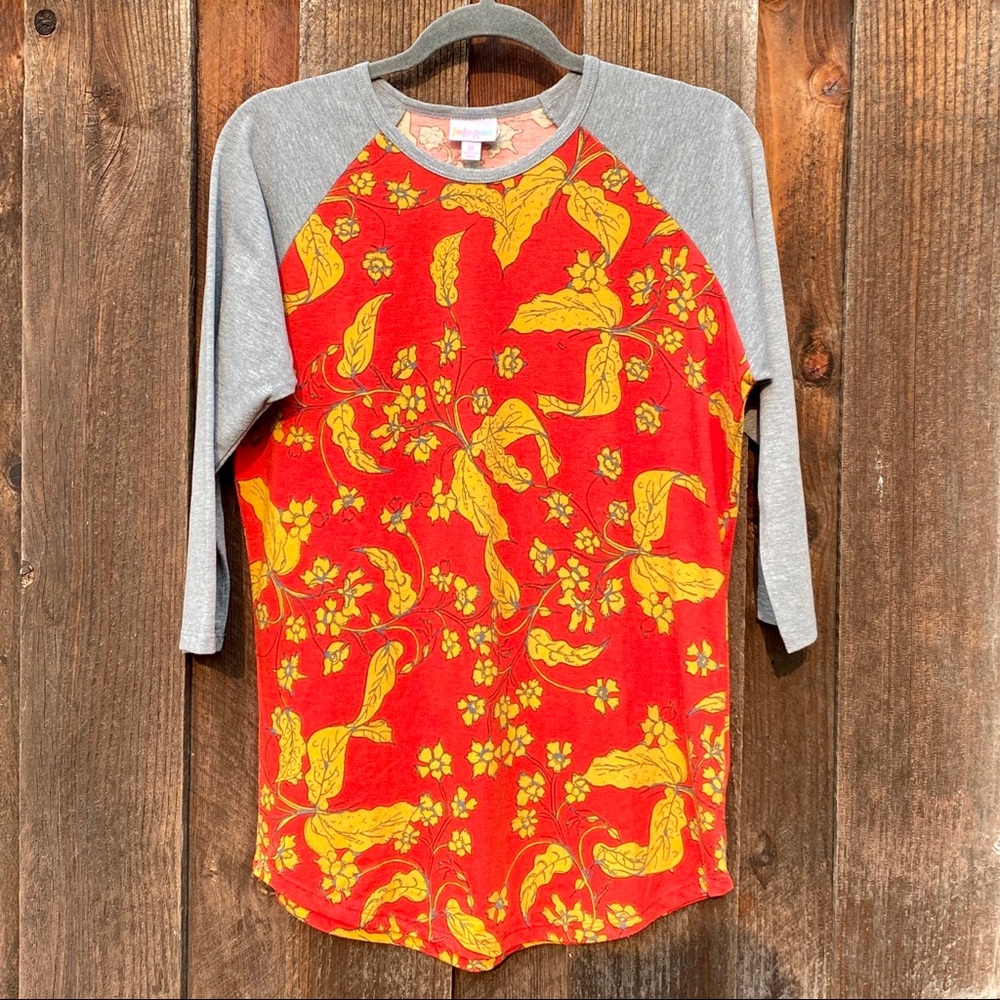 Red floral Lularoe Randy